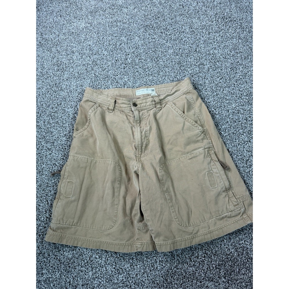 Vintage Y2K American Eagle Cargo Shorts Men's Size 32 Beige